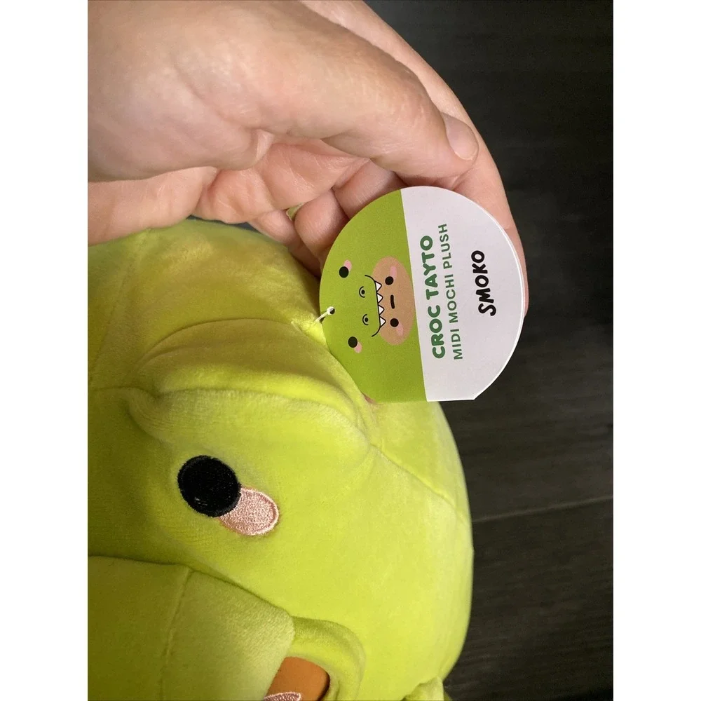 G4 Smoko Croc Tayto Midi Mochi Plush Stuffed Toy Green Potato Crocodile New